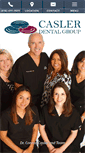Mobile Screenshot of caslerdentalgroup.com