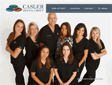 Tablet Screenshot of caslerdentalgroup.com